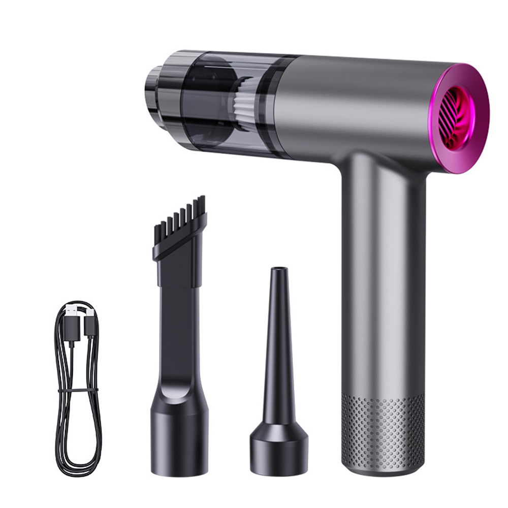 Cordless Handheld Car Vacuum Cleaner with Brushless Motor, 14000pa Small Vacuum Air Blower \u0026 Pump 3-in-1, 2 Gear Adjustable, Portable Mini Vacuum Rechargeable Air Blower for Car Home Cleaning